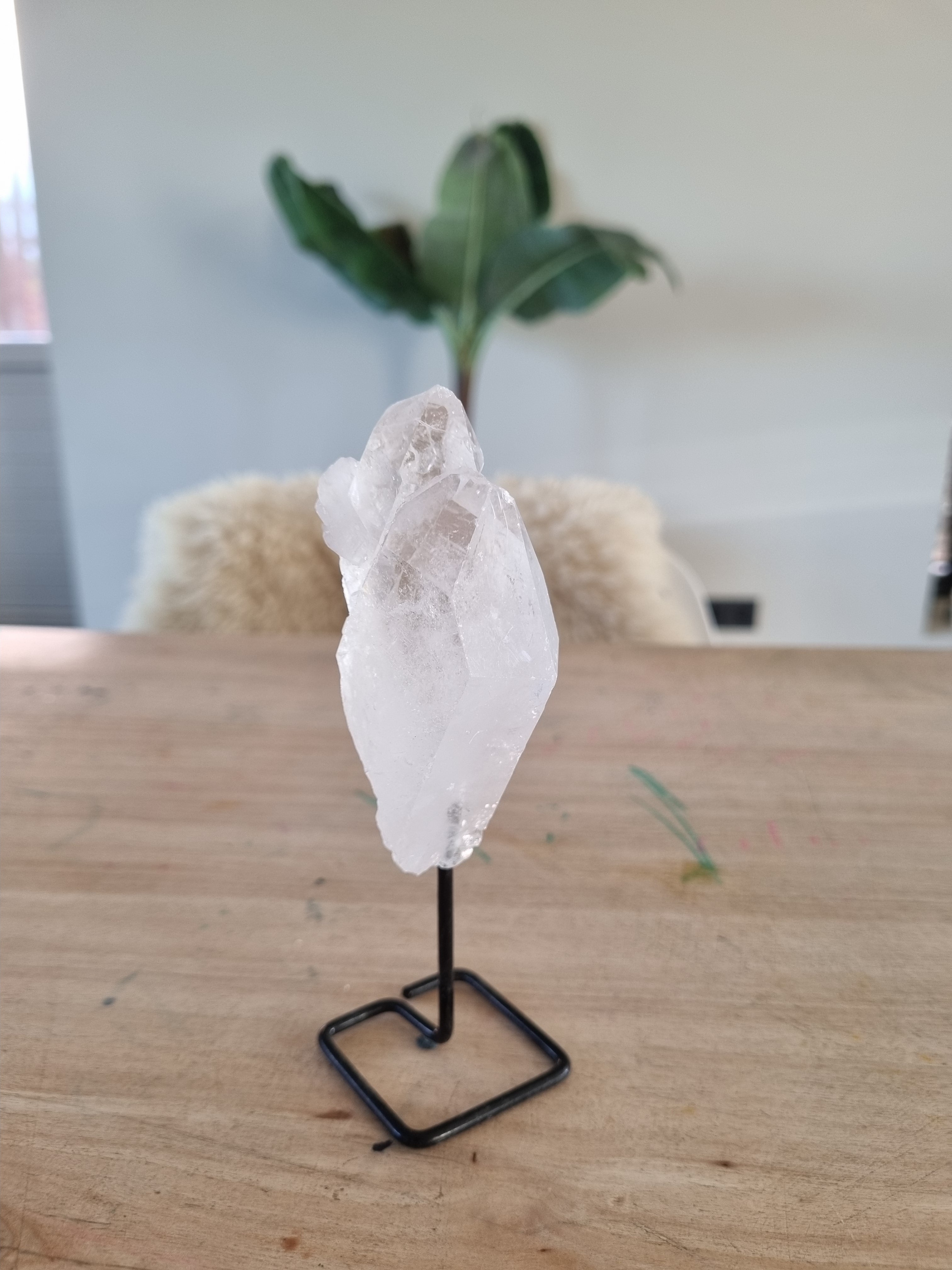 Bergkristal op pin