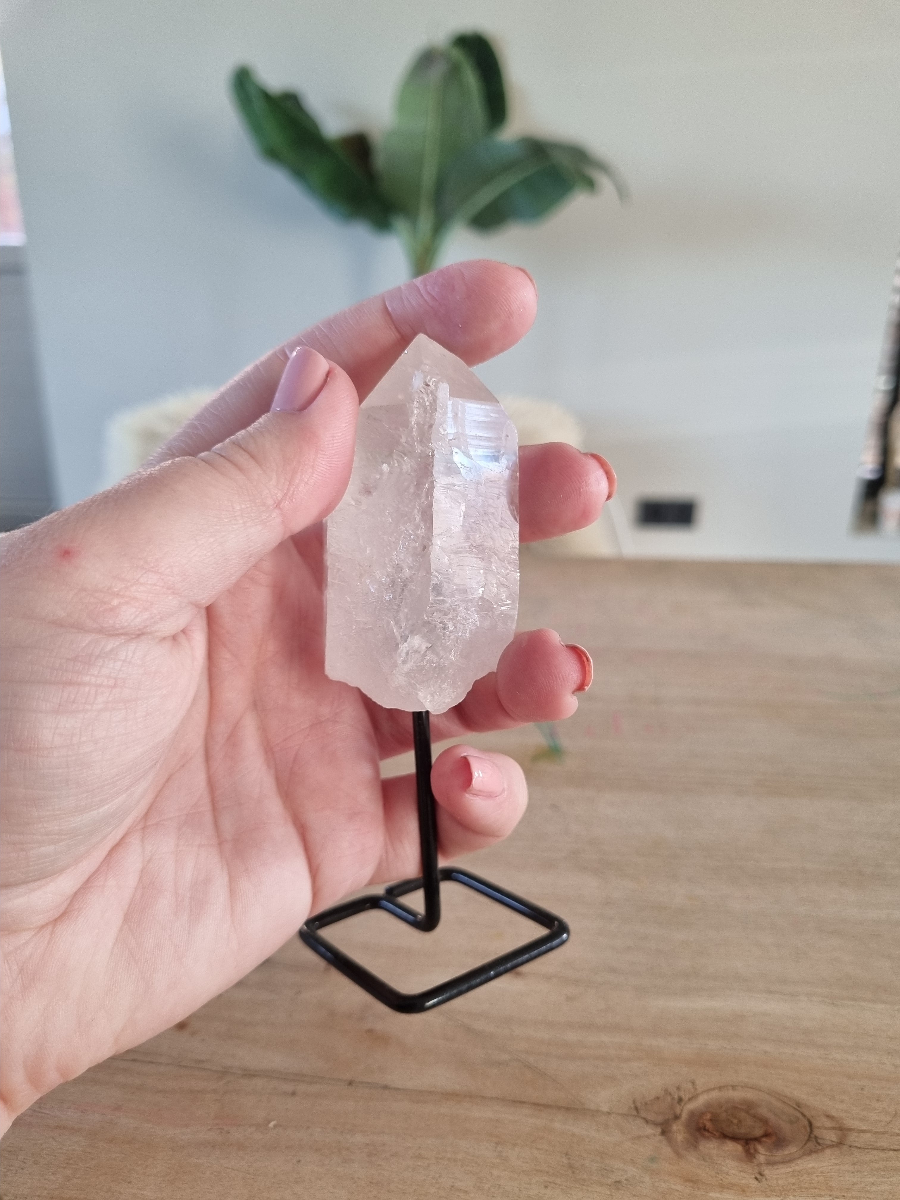 Bergkristal op pin